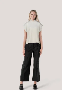 Damen Blusentop aus Satin CANELI-1