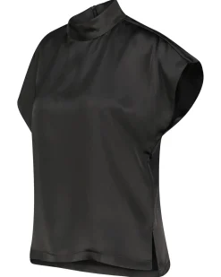 Damen Blusentop aus Satin CANELI-1