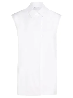 Damen Blusentop COTTON ARCHIVE SLEEVELESS SHIRT