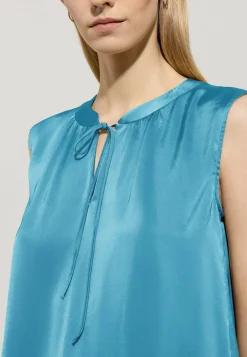 Damen Blusentop mit Bindeband