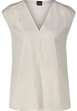 Damen Blusentop mit Seide BINADI