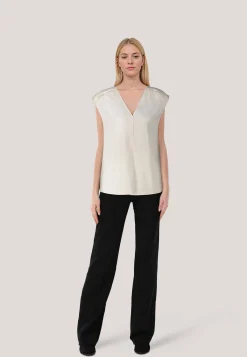 Damen Blusentop mit Seide BINADI