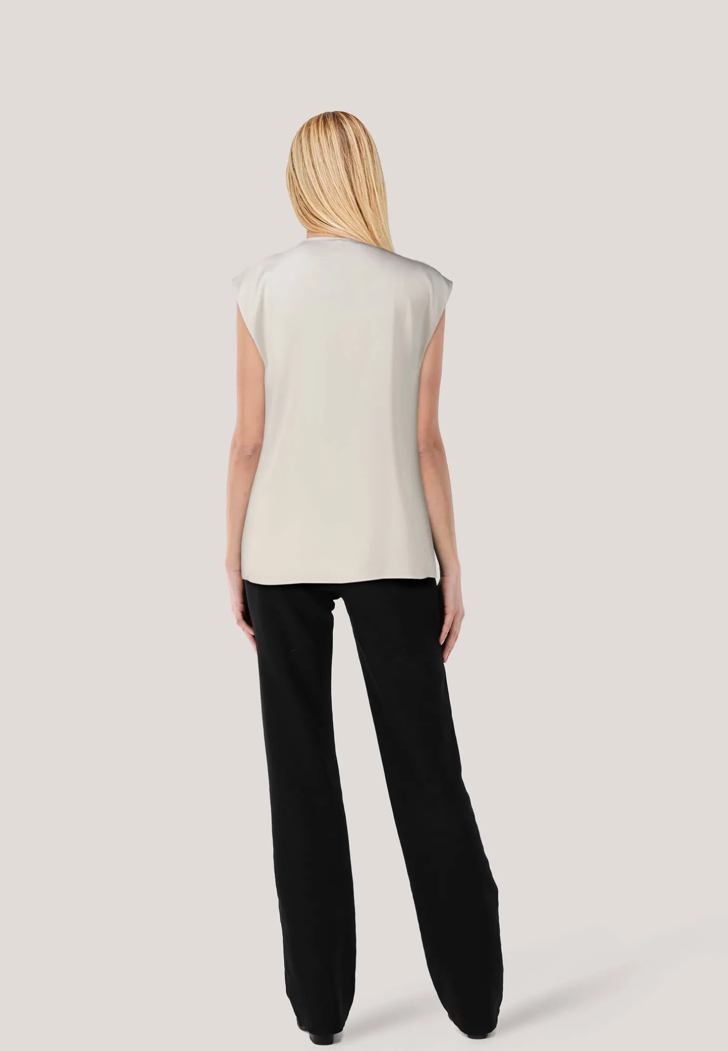 Damen Blusentop mit Seide BINADI