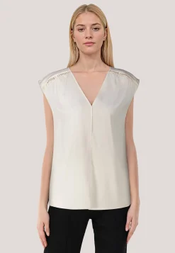 Damen Blusentop mit Seide BINADI