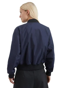 Damen Bomberjacke mit Raffungen