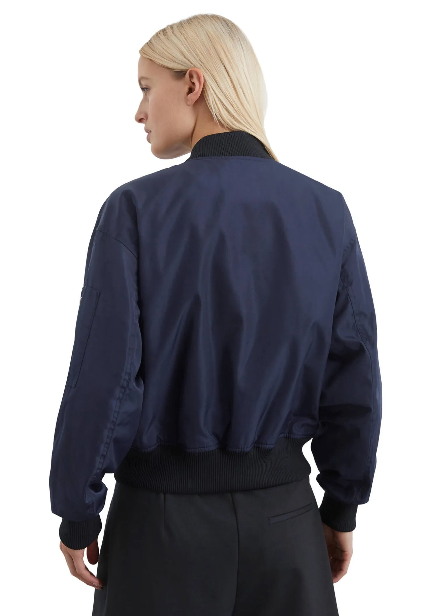 Damen Bomberjacke mit Raffungen