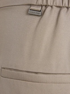 Damen Bundfaltenhose mit Leinen TEXTURED VISCOSE WIDE LEG