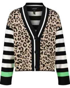 Damen Cardigan im Mustermix