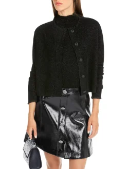 Damen Cardigan mit Rüschen