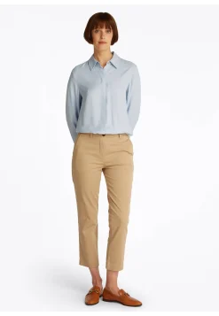 Damen Chinohose Slim Fit verkürzt