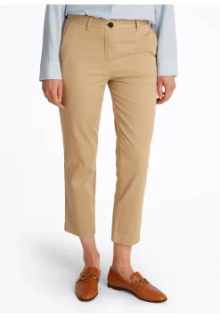 Damen Chinohose Slim Fit verkürzt