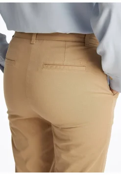 Damen Chinohose Slim Fit verkürzt