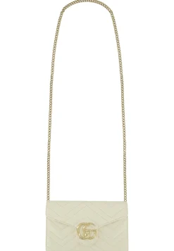 Damen Clutch aus Matelassé-Leder Small