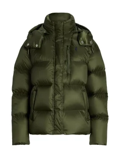 Damen Daunenjacke mit Kapuze Relaxed Fit