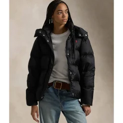 Damen Daunenjacke mit Kapuze Relaxed Fit