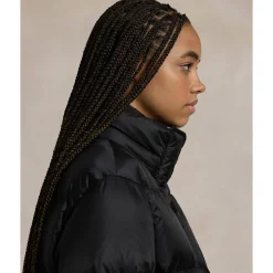 Damen Daunenjacke mit Kapuze Relaxed Fit