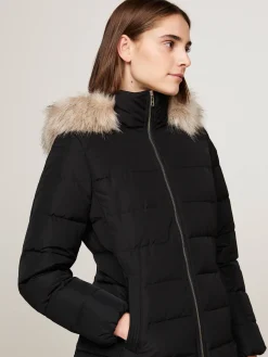 Damen Daunenmantel mit Kapuze HERITAGE DOWN TYRA COAT WITH FUR