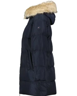 Damen Daunenmantel mit Kapuze