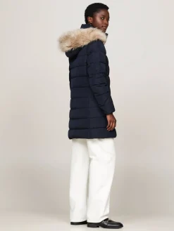 Damen Daunenmantel mit Kapuze HERITAGE DOWN TYRA COAT WITH FUR