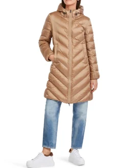 Damen Daunenmantel mit Kapuze