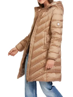 Damen Daunenmantel mit Kapuze