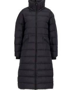 Damen Daunenmantel mit Kapuze LONGLINE