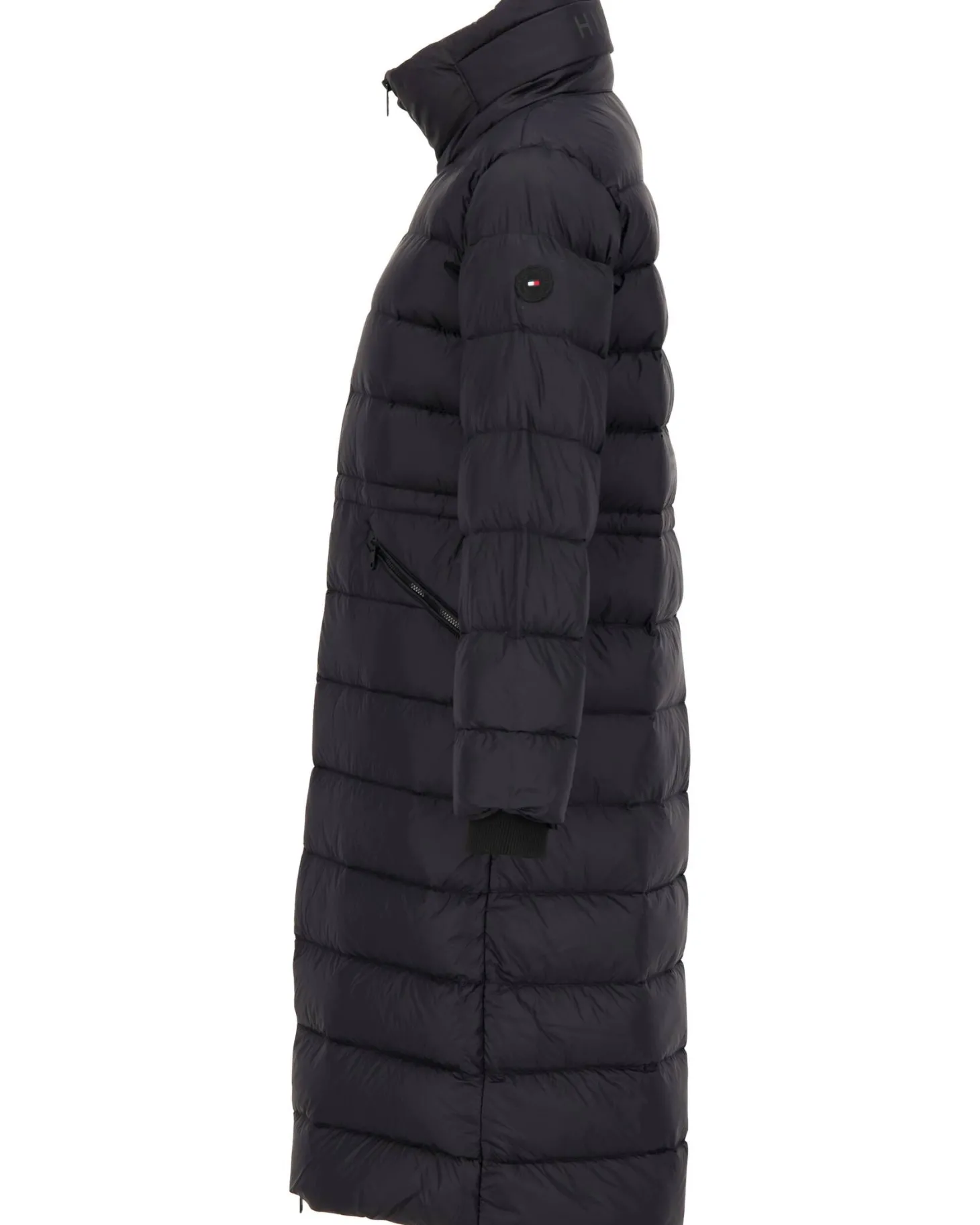 Damen Daunenmantel mit Kapuze LONGLINE