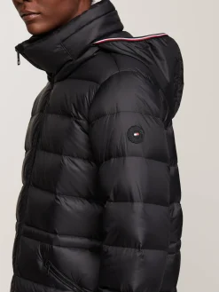 Damen Daunenmantel mit Kapuze LONGLINE