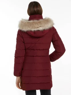 Damen Daunenmantel mit Kapuze HERITAGE DOWN TYRA COAT WITH FUR
