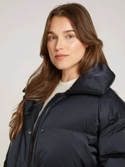 Damen Daunensteppjacke Oversized Fit
