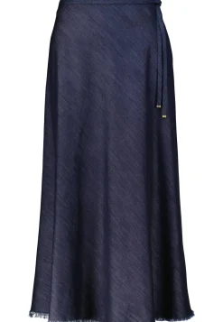 Damen Denimrock mit Bindeband