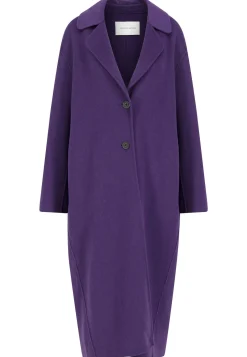 Damen Doubleface-Mantel Kaschmir und Schurwolle DYNA Oversized Fit