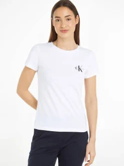 Damen 2er Pack T-Shirt MONOGRAM SLIM TEE