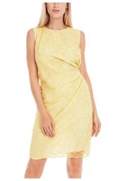 Damen Etuikleid mit asymmetrischem Drapee