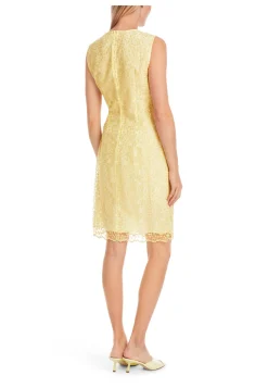 Damen Etuikleid mit asymmetrischem Drapee