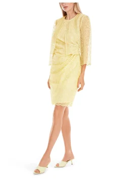 Damen Etuikleid mit asymmetrischem Drapee