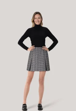 Damen Faltenrock mini RATIRA-1