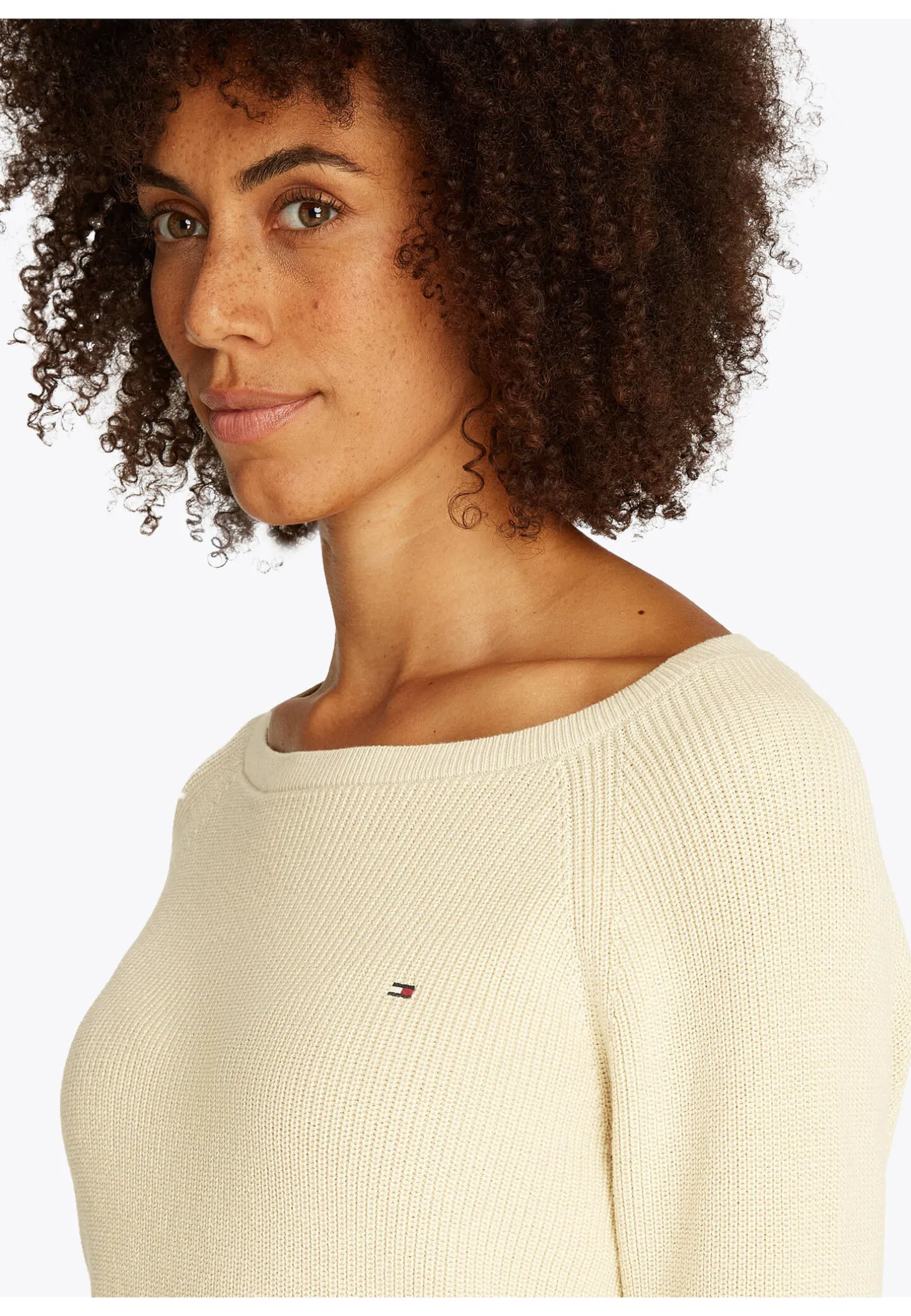 Damen Feinstrickpullover aus Baumwolle