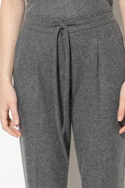 Damen Flanell-Joggpants mit Wolle