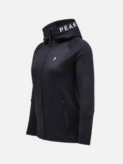 Damen Fleecejacke mit Kapuze RIDER