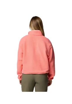 Damen Fleecepullover HELVETIA II CROPPED HALF SNAP FLEECE