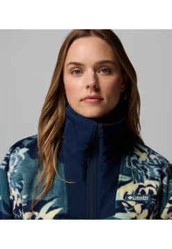 Damen Fleecepullover SEQUOIA GROVE PRINTED HALF ZIP