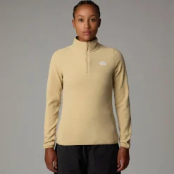 Damen Fleecepullover W 100 GLACIER 1/4 ZIP