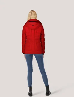 Damen Funktionsjacke BELVITESSE mit abnehmbarem Kunstpelz