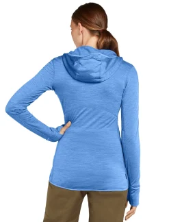 Damen Funktionsjacke mit Kapuze aus Lyocell und Merinowolle W MERINO 200 REALFLEECE DESCENDER LS Z