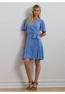 Damen Georgette-Kleid mit recyceltem Polyester