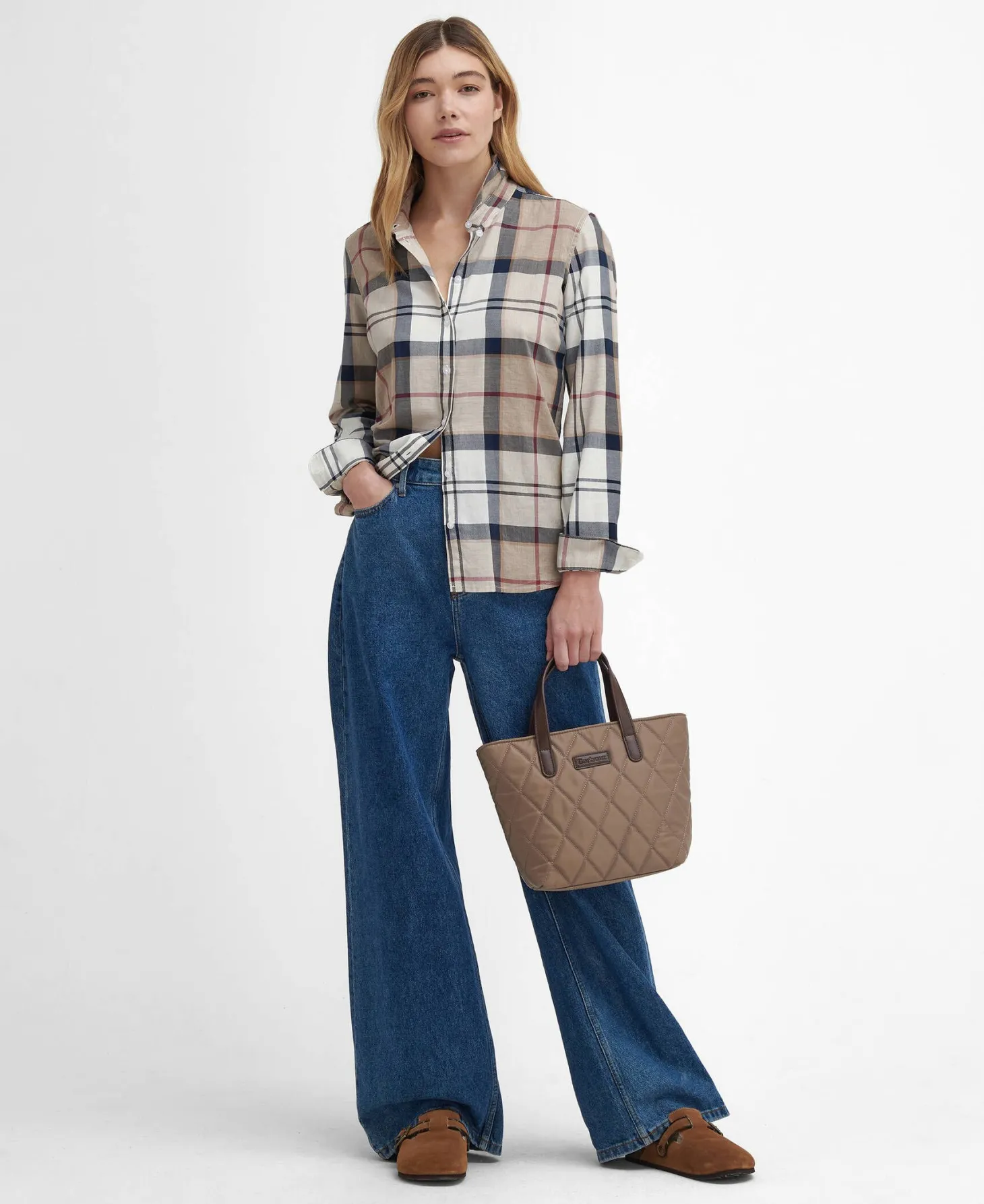 Damen Hemdbluse aus Baumwolle BREDON Langarm