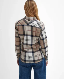 Damen Hemdbluse aus Baumwolle BREDON Langarm