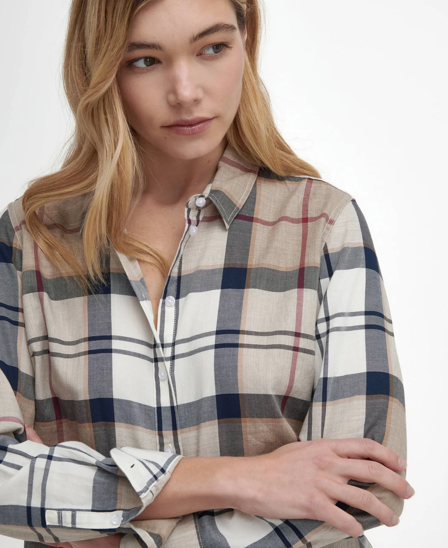 Damen Hemdbluse aus Baumwolle BREDON Langarm