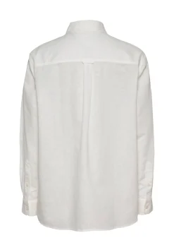 Damen Hemdbluse aus Baumwolle und Leinen